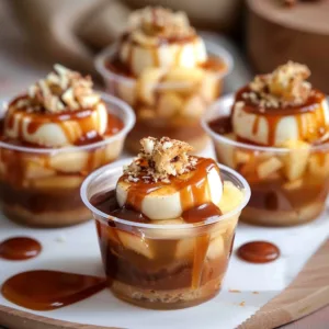 Caramel Apple Dessert Cups for Fall Gatherings