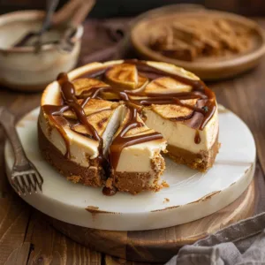 Apple Butter Cheesecake {No Bake} Perfection