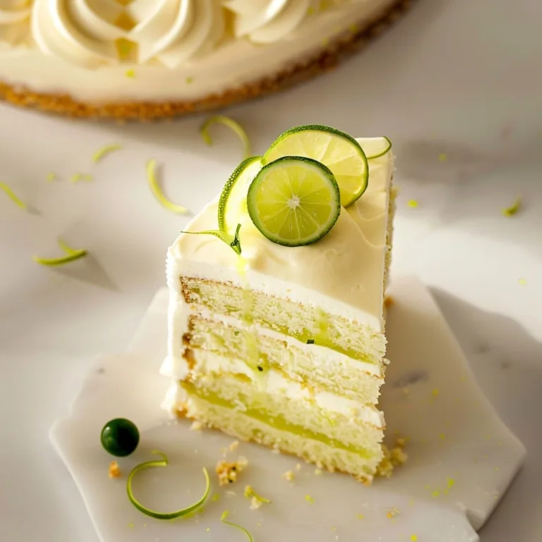 Key Lime Cake: A Zesty Refreshing Dessert Recipe