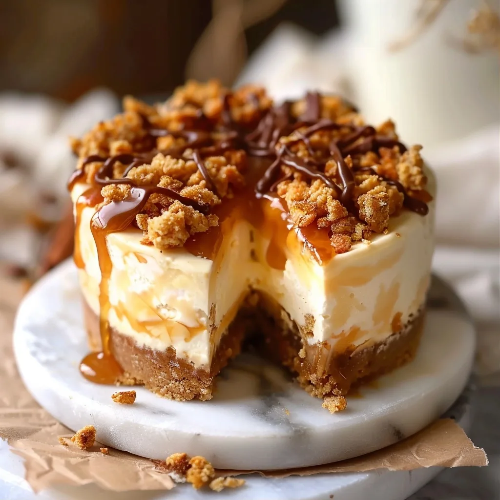 Home 40 Caramel Toffee Crunch Cheesecake Recipe