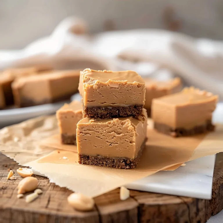 Peanut Butter Squares (easy no-bake dessert!)