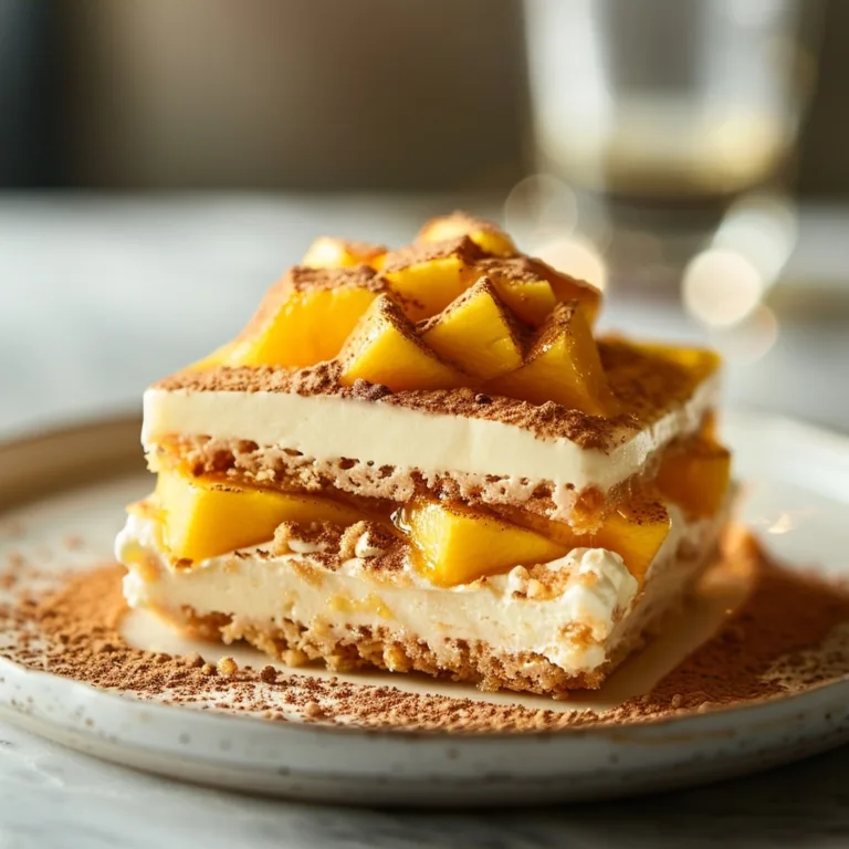 Mango Tiramisu: A Tropical Twist on a Classic Dessert!