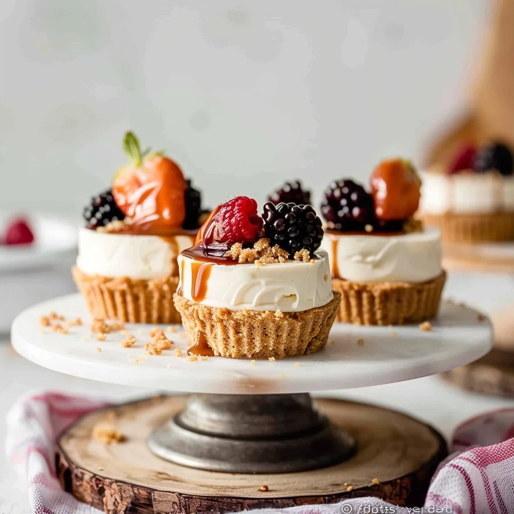 Home 32 Mini No-Bake Cheesecakes | Sally's Baking Addiction Style