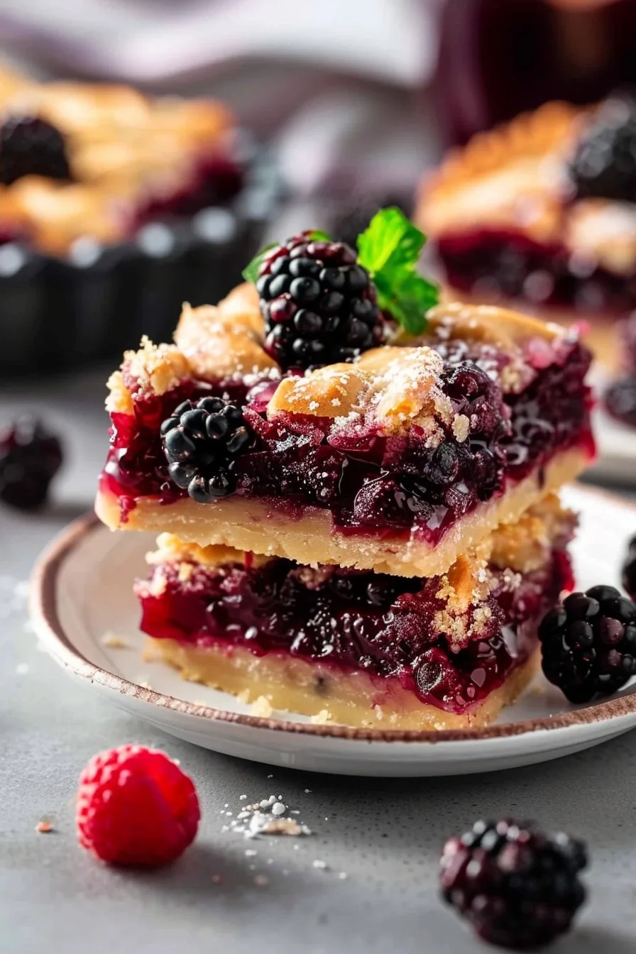 Extra Delicious Easy Blackberry Pie Bars Recipe 4 image 1784839380814