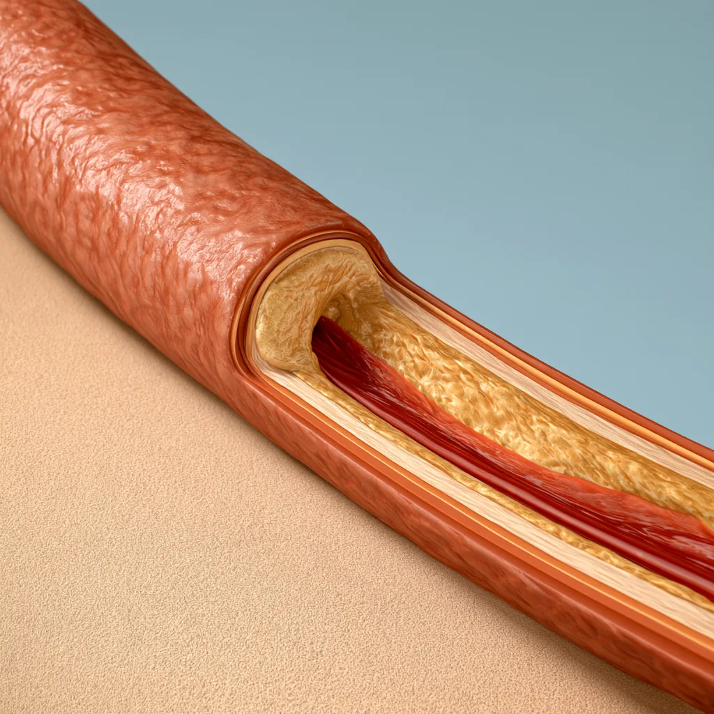 Coronary Angioplasty with Stent: Procedure & Recovery Guide 1 Close-up view of a coronary stent being deployed inside a blood vessel, showing its mesh structure expanding against the vessel walls.